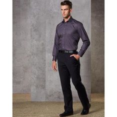 Flexi Waist Wool Blend Stretch Dress Pants
