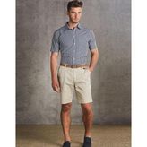 Mens Cotton Blend Stretch Chino Shorts