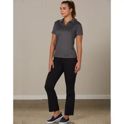 Ladies Stretch Utility Cargo Pants with Side Elastic Waist