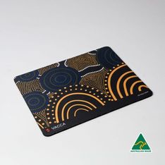 Deluxe Textured Laminate Mouse Mat with EVA Sponge Base