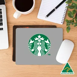 Deluxe Textured Laminate Mouse Mat with Natural Rubber Base
