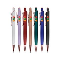 Noble Aluminium Ballpoint Pen with Rose Gold Accents