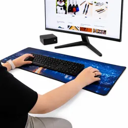 Rubber Desk Mat with Large Print Area
