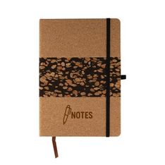 Cork and Coffee Ground Eco Composition Notebook