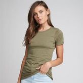 Ladies Combed Ring Spun Cotton Poly Crew Neck Tee