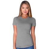 Ladies Tri Blend Crew Neck Tee with Vintage Heather Finish