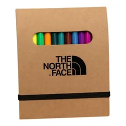Crafty Colouring Notepad Set with 12 Colored Pencils