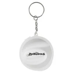 Compact Keychain Reusable Silicone Straw Set