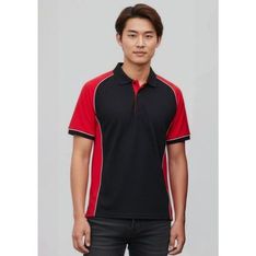 Nitro Pique Polo with Contrast Panels