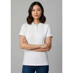 Ice Cotton Twin Needle Ladies Polo