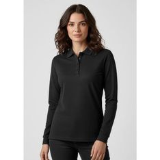 Ladies Action Long Sleeve CoolDry Sports Polo