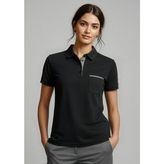 Edge Ladies Short Sleeve Pique Polo