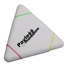 Triangular Plastic Highlighter Set