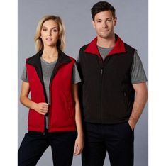 Reversible Polar Fleece Microfibre Vest