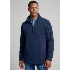 Heavyweight Low Pill Half Zip Fleece for Workwear