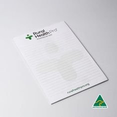 A5 Full Colour Memo Pad with Cardboard Backing