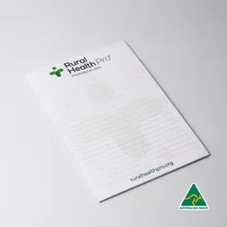 A5 Full Colour Memo Pad with Cardboard Backing