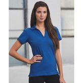 Ladies Slimmer Fit Cotton Stretch Pique Polo