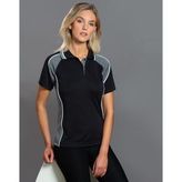 Ladies CoolDry Mini Waffle Moisture Wicking Polo