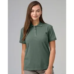 Ladies Slimmer Fit Cotton Stretch Pique Polo