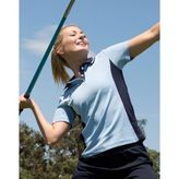 Ladies TrueDry Contrast Polo with Moisture Wicking Micromesh