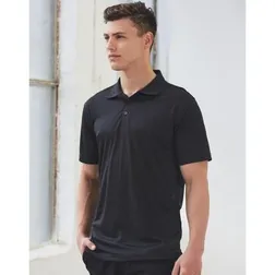 Textured CoolDry Polyester Short Sleeve Work Polo