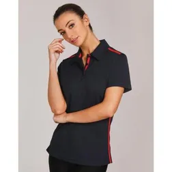 Staten Ladies Rapid Cool Contrast Polo Shirt
