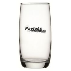 370ml Glass Hi Ball Tumbler with Engraved Artwork