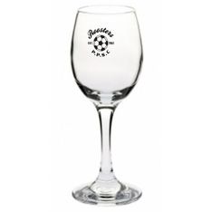 Clear Glass Stemmed Wine Glass 190ml