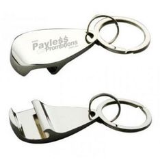 Gloss Teardrop Alloy Opener Keyrings