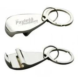 Gloss Teardrop Alloy Opener Keyrings