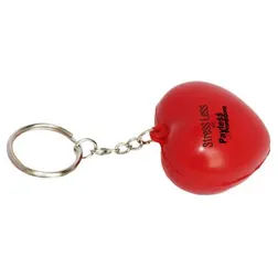 S35 Heart Red Custom Keyring Stress Balls