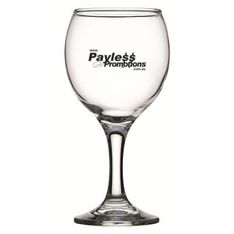 Footed Glass Stemware with Engraving