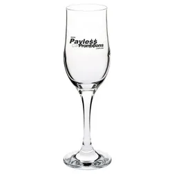Tulip Flute Glass 200ml Clear Footed Stemware