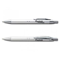 Metal Grip Mechanical Pencil with Dual Branding Areas
