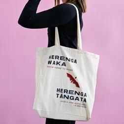 Natural Cotton Tote Bag with Wide Gusset Base