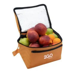 Lunch Time Cooler Bag Non Woven Insulated Six Pack Capacity