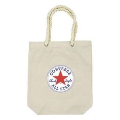 Calico Cotton Rope Handle Shopping Tote with Large Gusset