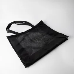 Breezy Nylon Mesh Tote with Large Branding Area