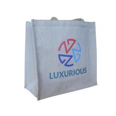 Jabali Large Square Jute Tote Bag Eco Friendly Promotional