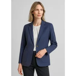 Arden Ladies Slimmer Fit Cotton Blend Navy Blazer