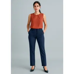 Ladies Cool Stretch Tapered Leg Adjustable Waist Pants