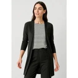 Chelsea Merino Wool Blend Longline Cardigan