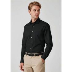 Charlie Classic Fit Mens Cotton Polyester Stretch Corporate Shirt