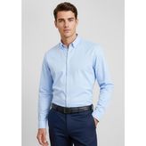 Camden Stretch Oxford Weave Long Sleeve Business Shirt