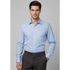Luxe Mini Herringbone Cotton Business Shirt