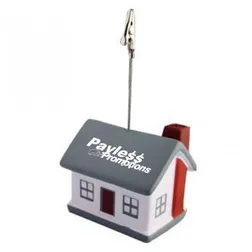 S128 House Note Holder Printed Note Holder Stress Balls