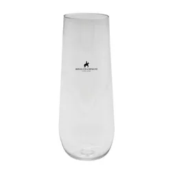 Shatterproof PET Stemless Champagne Flutes 265ml