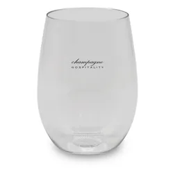 Shatterproof PET Plastic Stemless Red Wine Glass 470ml