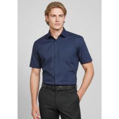 Monaco Cotton Rich Stretch Short Sleeve Business Shirt